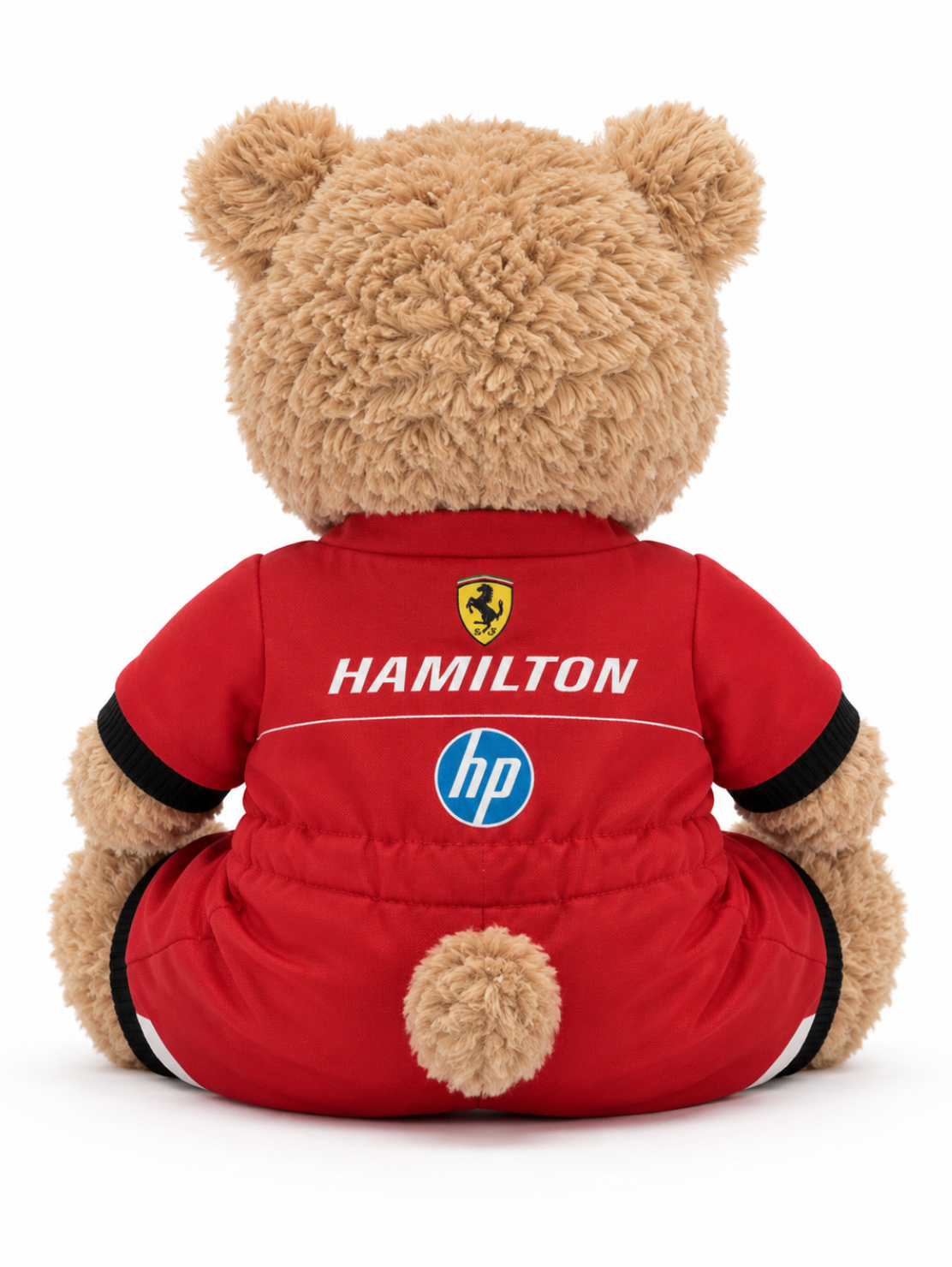 Jellycat Bear F1 Racing Jumpsuit, Ferrari Lewis Hamilton , Bear Clothes, Size M / L, Clothes Only