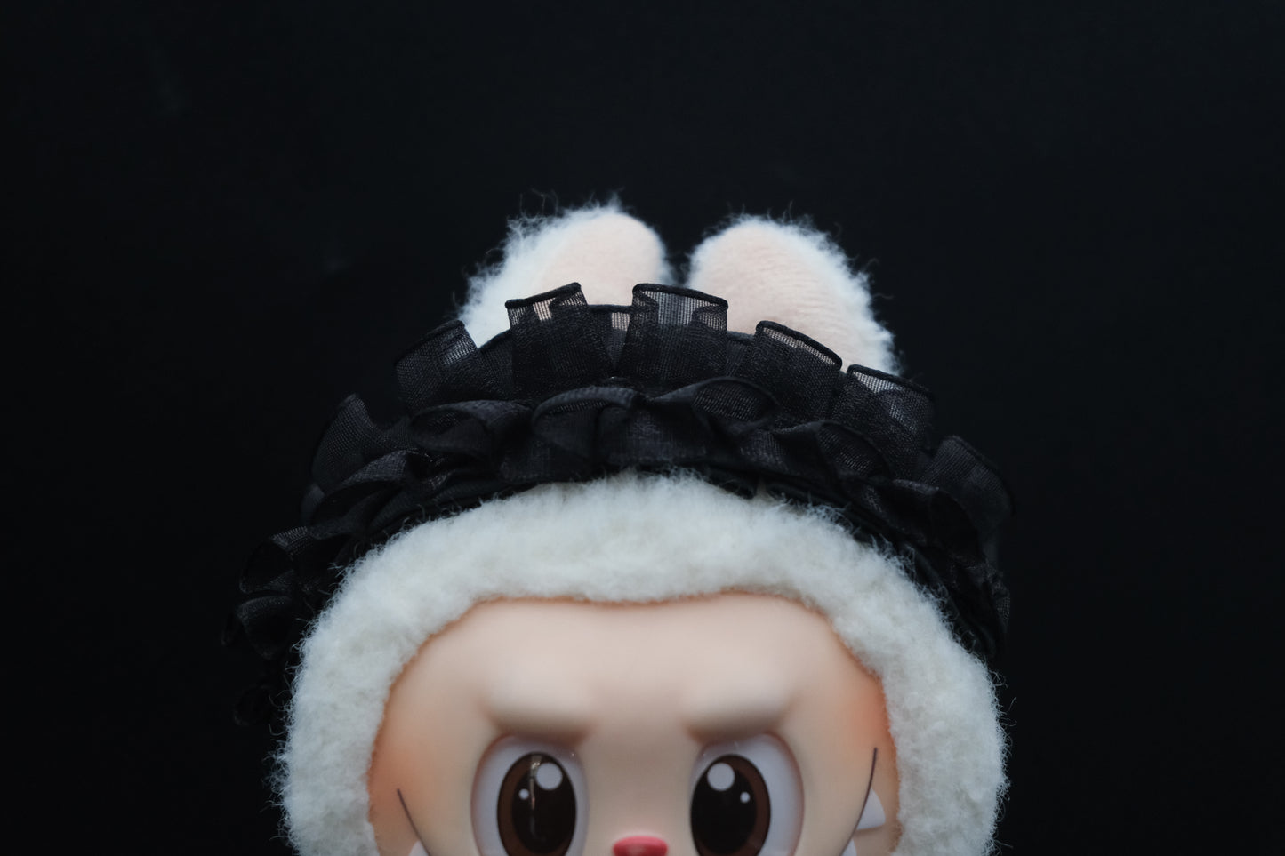 Labubu Clothes (doll not included) | Labubu Outfit | Petal-stitched Vows - dress, shoes, headdress