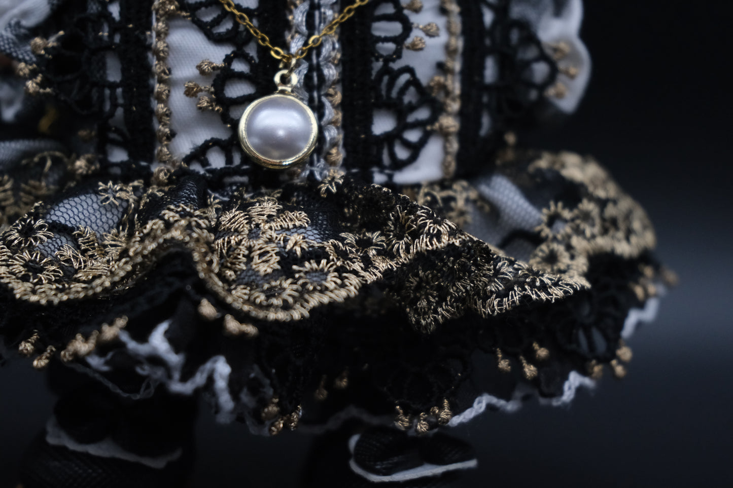 Labubu Clothes (doll not included) | Labubu Outfit | Petal-stitched Vows - dress, shoes, headdress