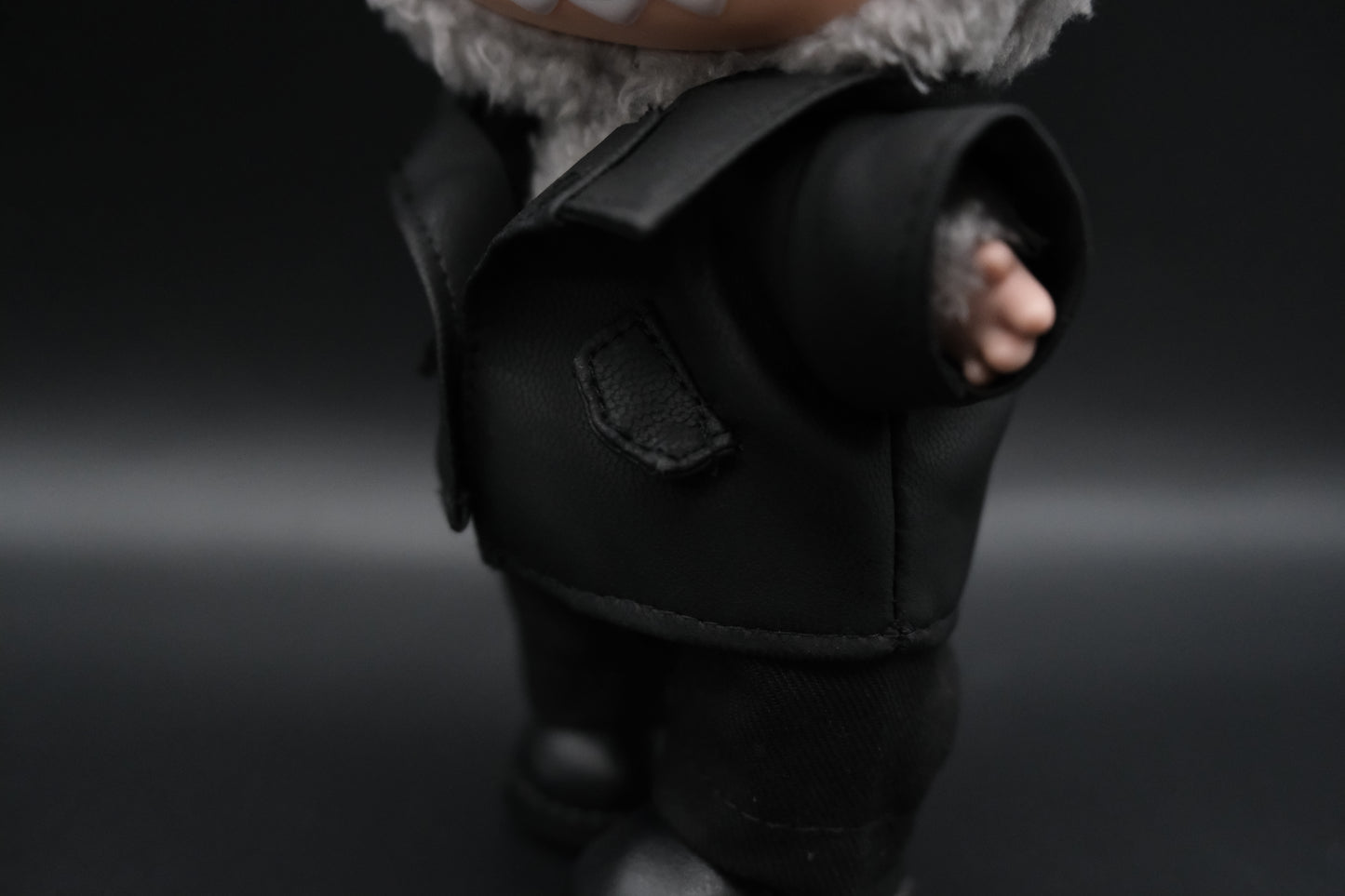 Labubu Clothes (doll not included) | Labubu Outfit | ALL BLACK | INTJ Architect Outfit- Sunglasses,Jacket, Pants,Shoes