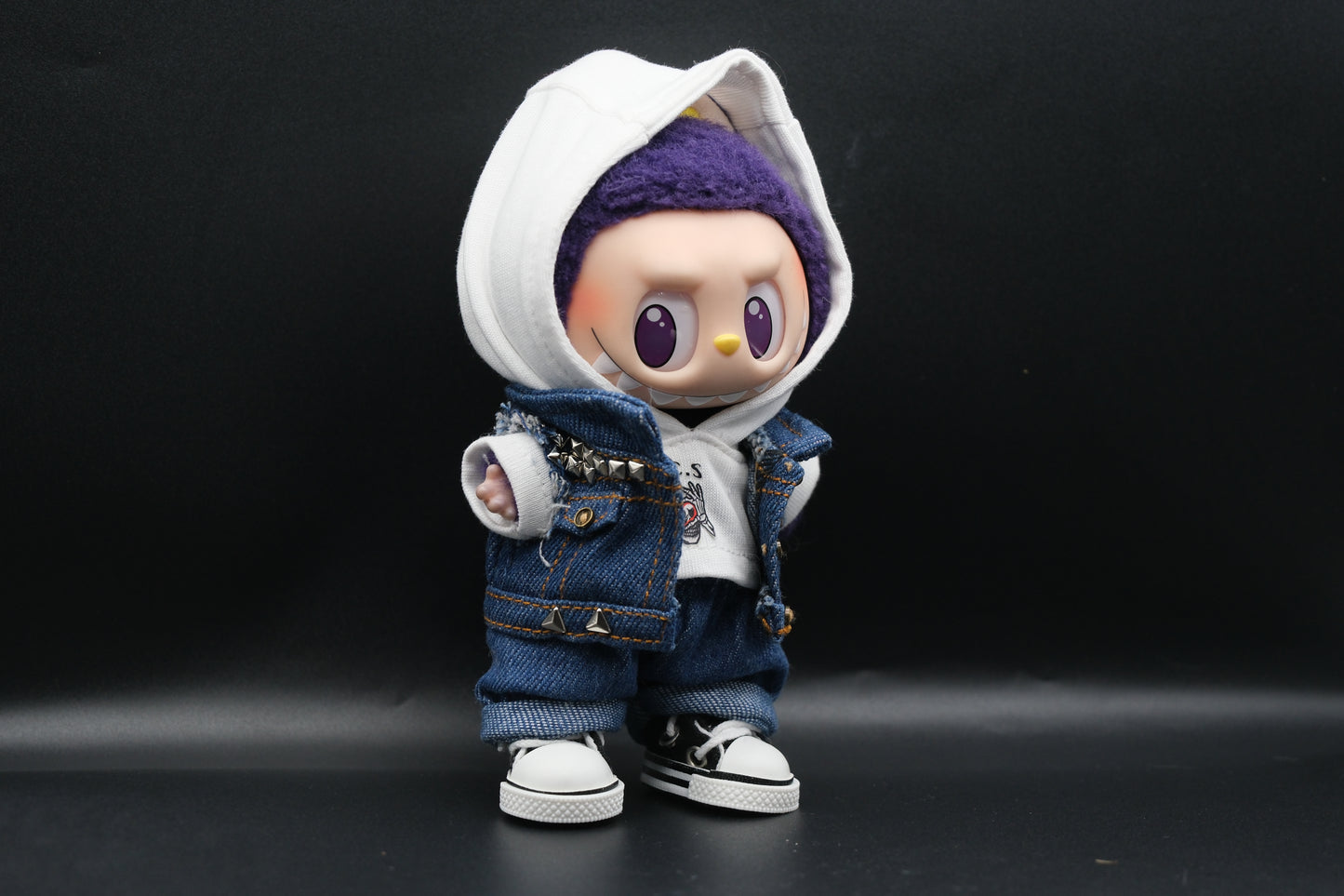 Labubu Clothes (doll not included)|Labubu Outfit| designer|RYPTID SCHOLAR Outfit-Sunglasses, Hat, T-shirt, Pants, Shoes