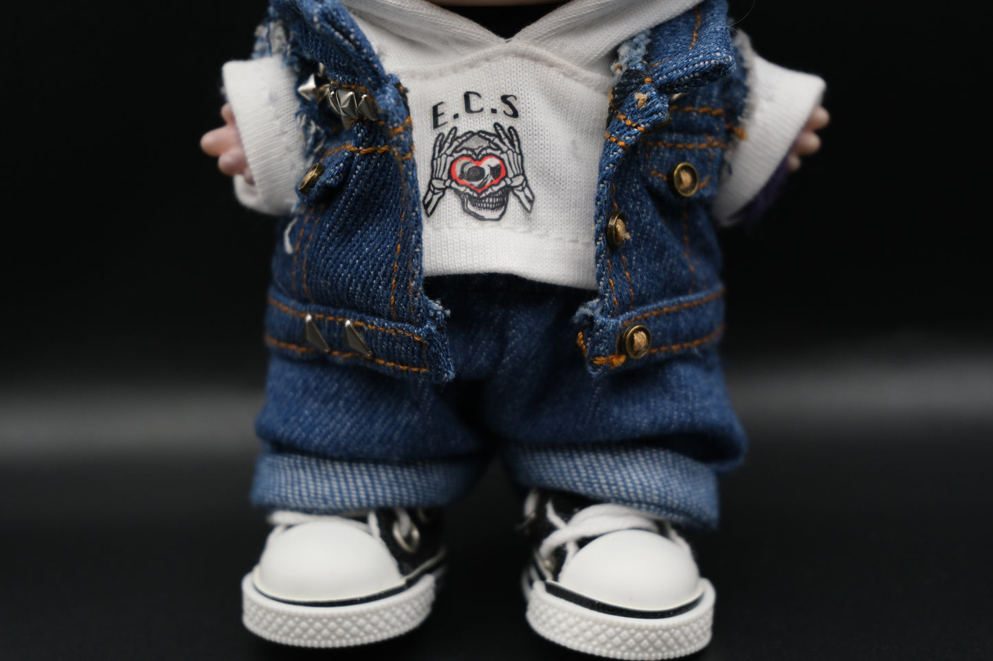 Labubu Clothes (doll not included)|Labubu Outfit| designer|RYPTID SCHOLAR Outfit-Sunglasses, Hat, T-shirt, Pants, Shoes