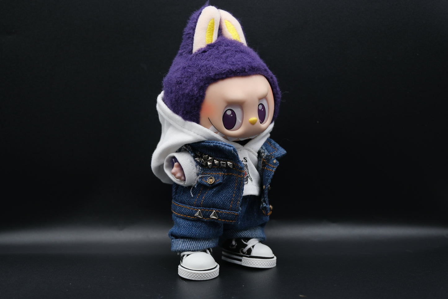Labubu Clothes (doll not included)|Labubu Outfit| designer|RYPTID SCHOLAR Outfit-Sunglasses, Hat, T-shirt, Pants, Shoes