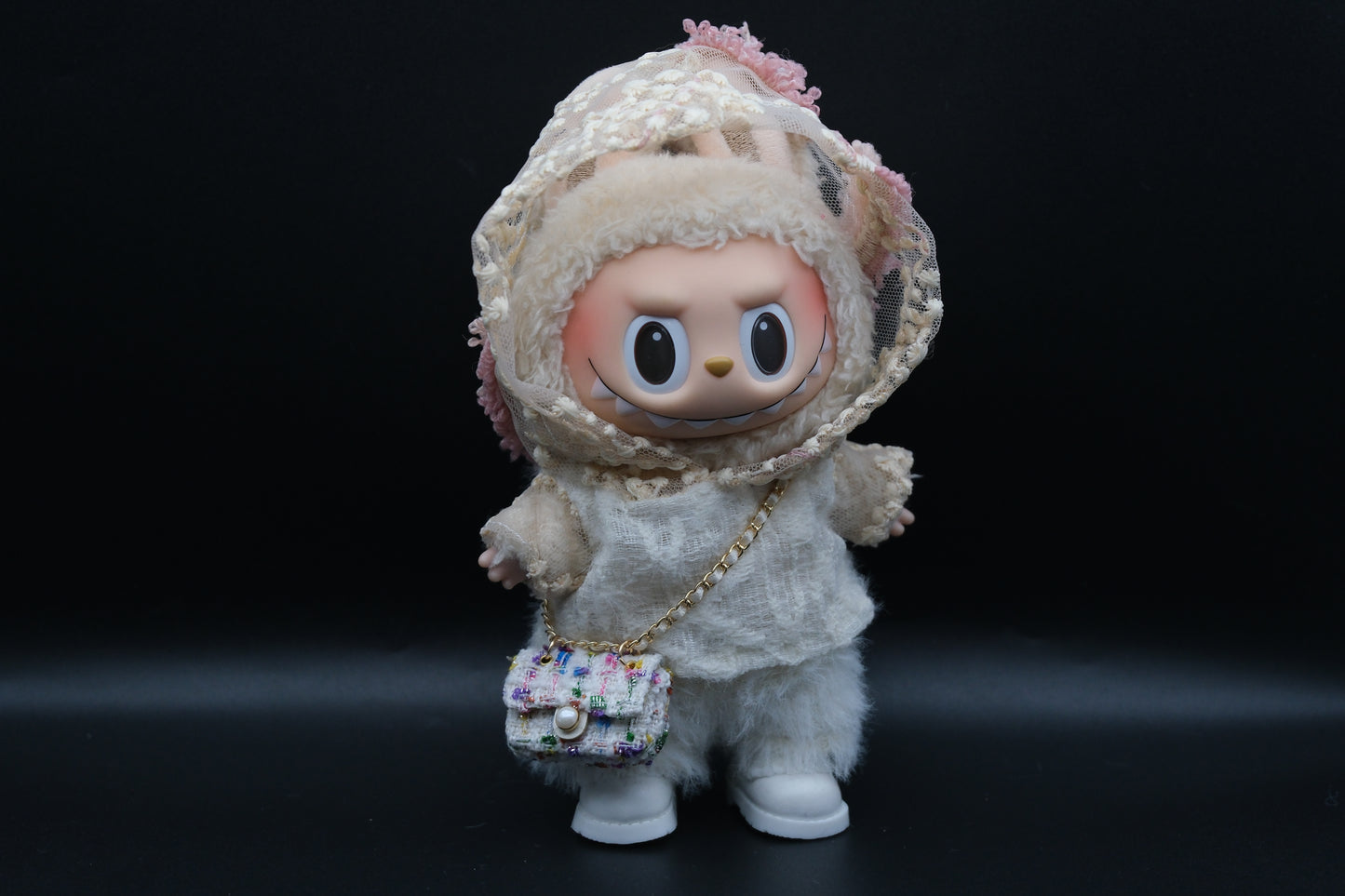 Labubu Clothes (doll not included) | Labubu Outfit | designer outfit |SROCOCO REBEL Outfit - Hoodie, Pants, Shoes, Crossbody bag