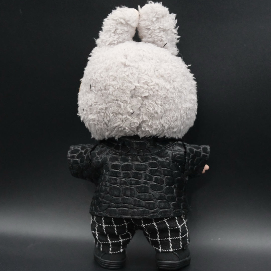 Labubu Clothes (doll not included) | Labubu Outfit | designer | CROC-SOVEREIGN Outfit- Jacket, T-shirt, Necklace, Pants, Shoes