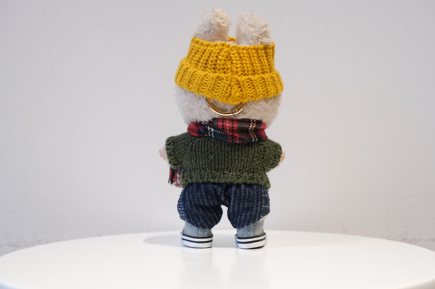 Labubu Outfit | Labubu Cozy Winter Knit Outfit | Labubu Rustic Hiker Outfit | 5-Piece Fair Isle Sweater & Beanie Set(Doll Not Included)