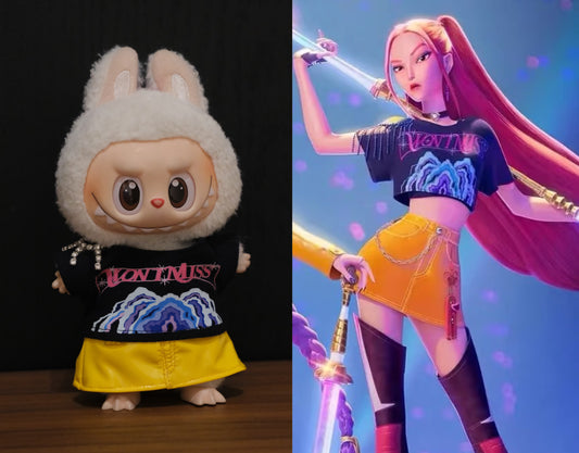 Custom Order | Labubu Clothes | Kpop Demon Hunters Mira Outfit(Doll Not Included)