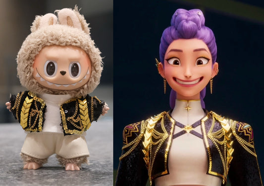 Custom Order | Labubu Clothes | Kpop Demon Hunters Golden Rumi Outfit(Doll Not Included)