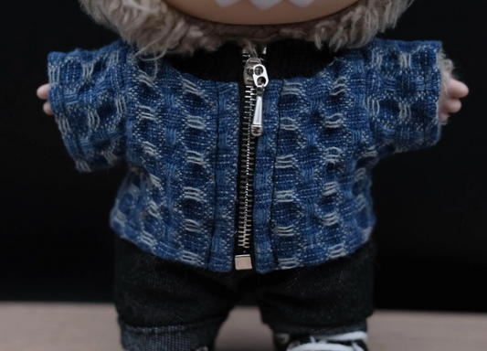 details of Labubu jacket