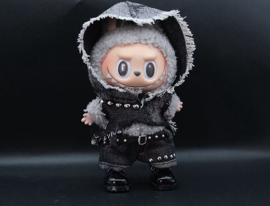 Labubu Clothes (doll not included) | Labubu Outfit | Labubu Dress |KYOTO RAMPAGE OUTFIT -Sunglasses, Hoodie, Pants, Shoes