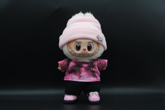 Labubu Clothes (doll not included) | Labubu Outfit | Labubu skirt | y2K Kawaii Outfit- t-shirt, beanies, pants, shoes