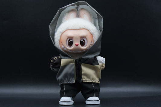 Labubu Clothes (doll not included) | Labubu Outfit | designer outfit | Urban Mountain Outfit- Hoodie, Pants, Shoes