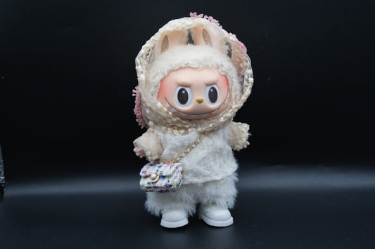Labubu Clothes (doll not included) | Labubu Outfit | designer outfit |SROCOCO REBEL Outfit - Hoodie, Pants, Shoes, Crossbody bag