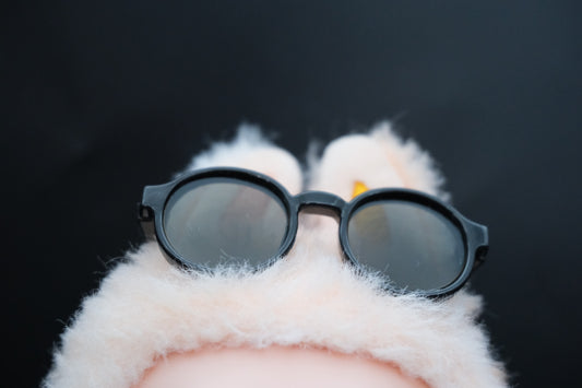 details of labubu's sunglasses